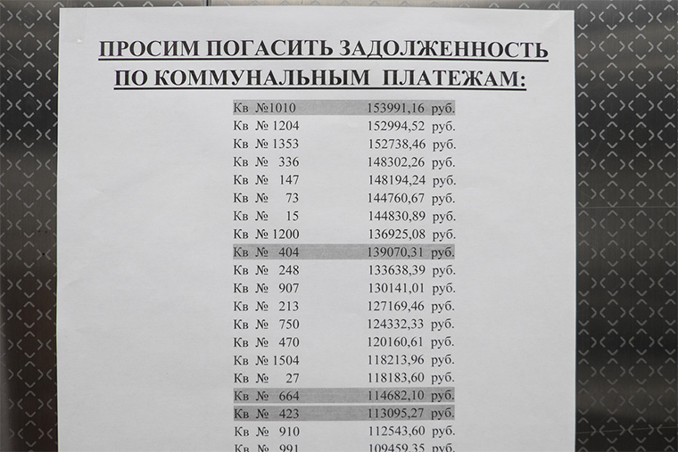 Пример объявления, в котором, по мнению Роскомнадзора, не раскрывают персональные данные должников. Источник: nemihail.livejournal.com