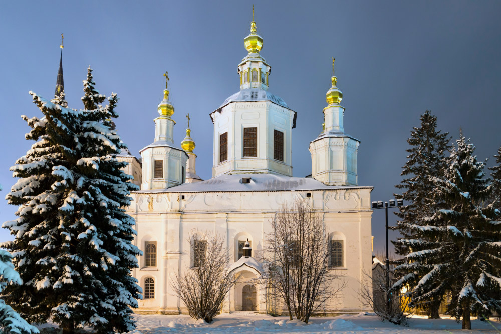 Успенский собор в Великом Устюге. Фотография: Osiev / Shutterstock