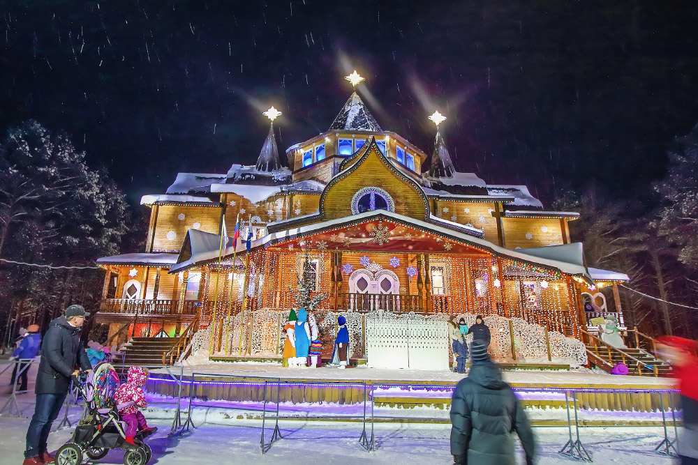 Дом Деда Мороза. Фотография: Elena Serebryakova / Shutterstock