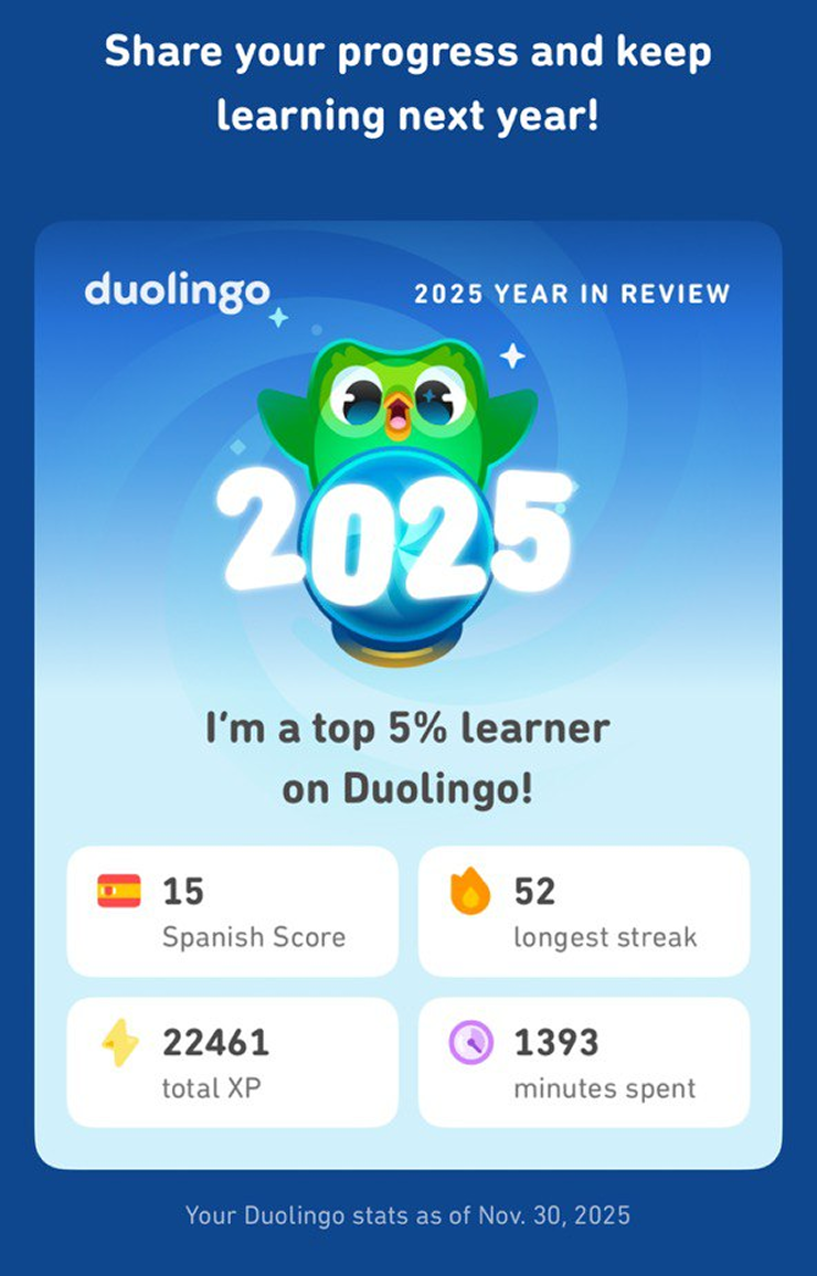 Моя статистика в приложении