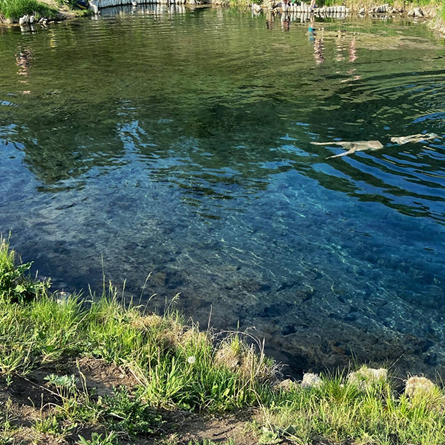 Голубое озеро под Уфой