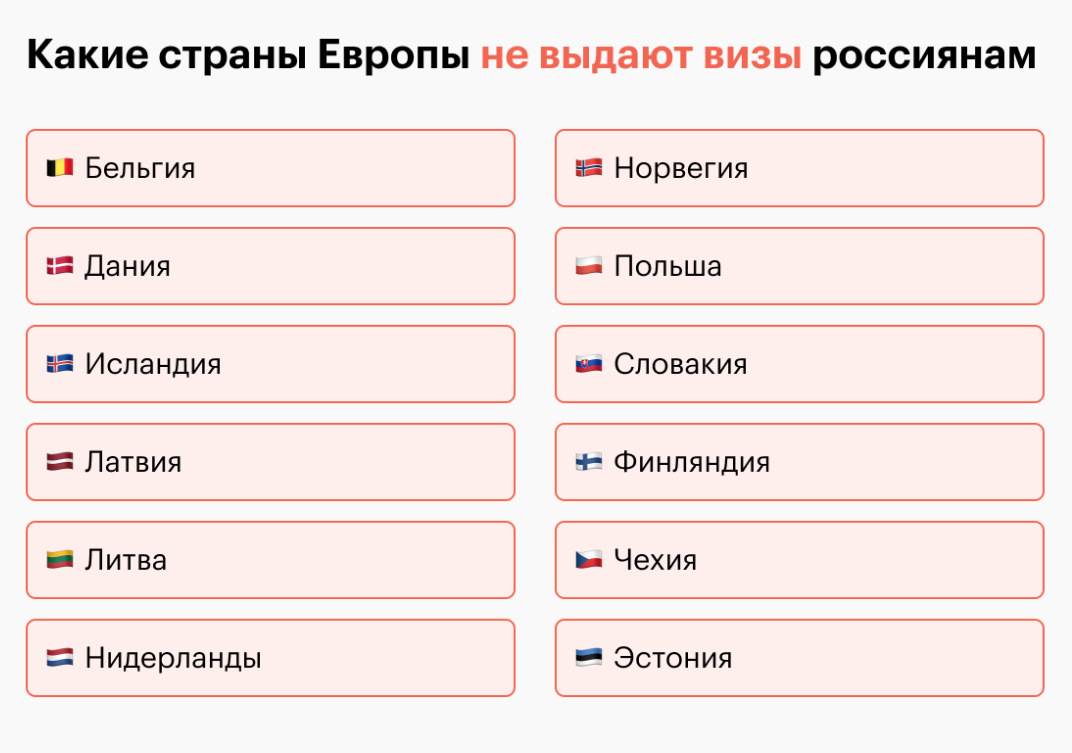 Путешествовать в большинство этих государств можно без ограничений, если есть открытая шенгенская виза другой страны