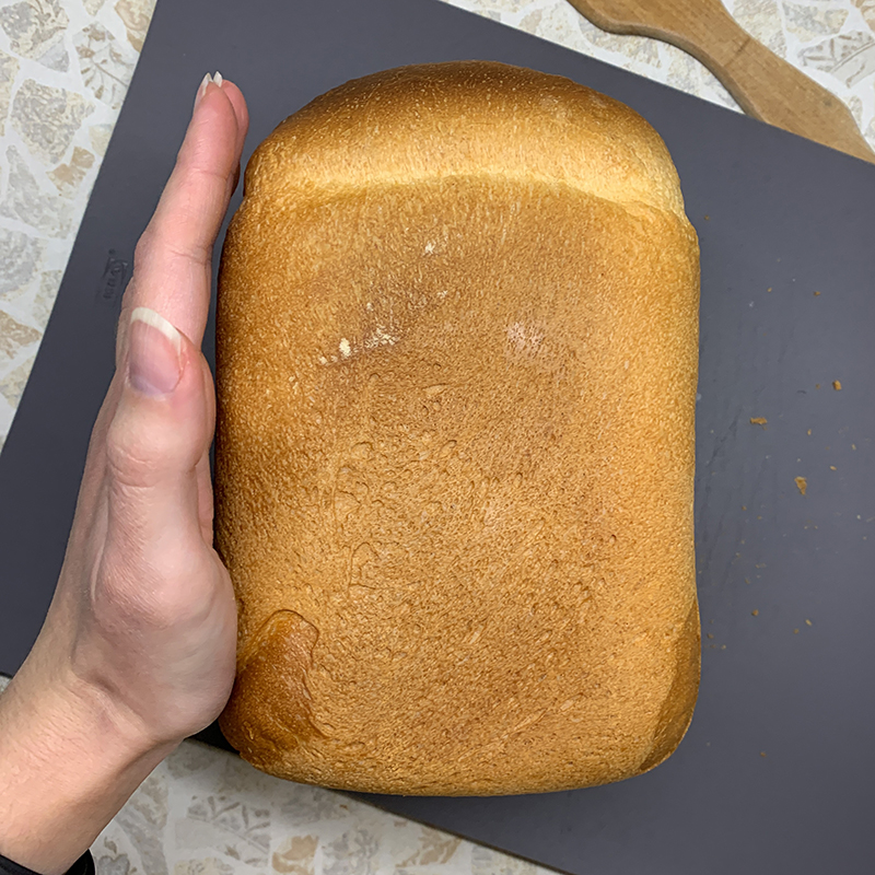 Хлеб собственного производства из хлебопечки