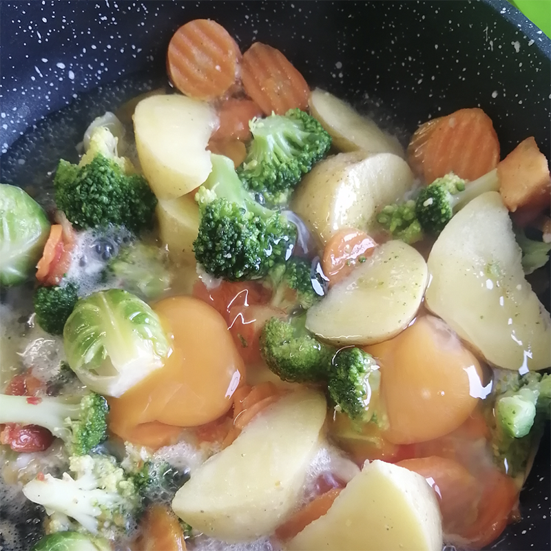 На обед — тушеные овощи