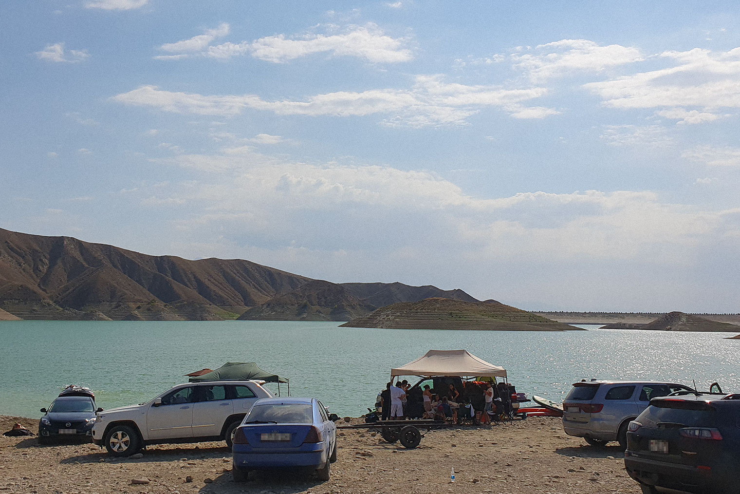 На этом водохранилище в Армении один раз катались на сапбордах