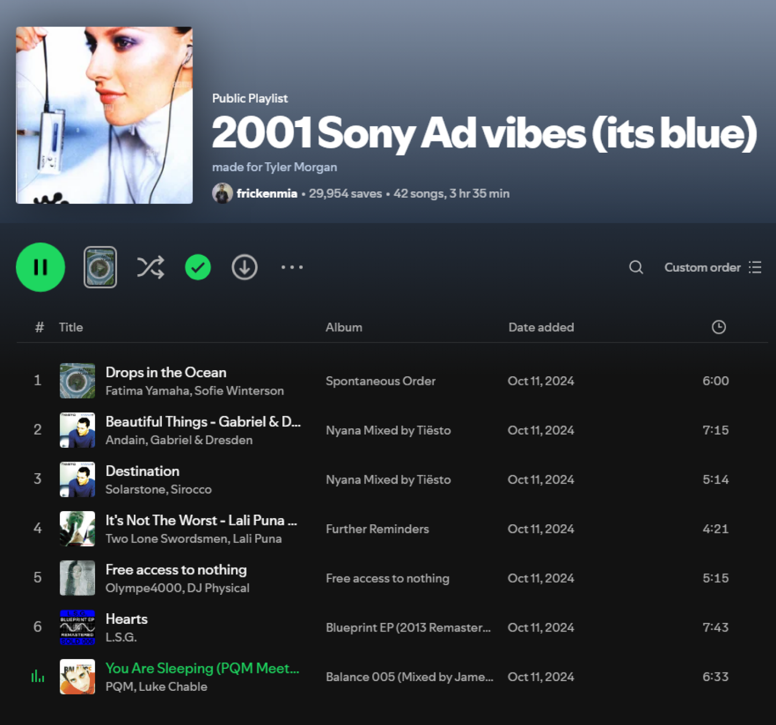 Сегодня плейлист напоминает о двухтысячных