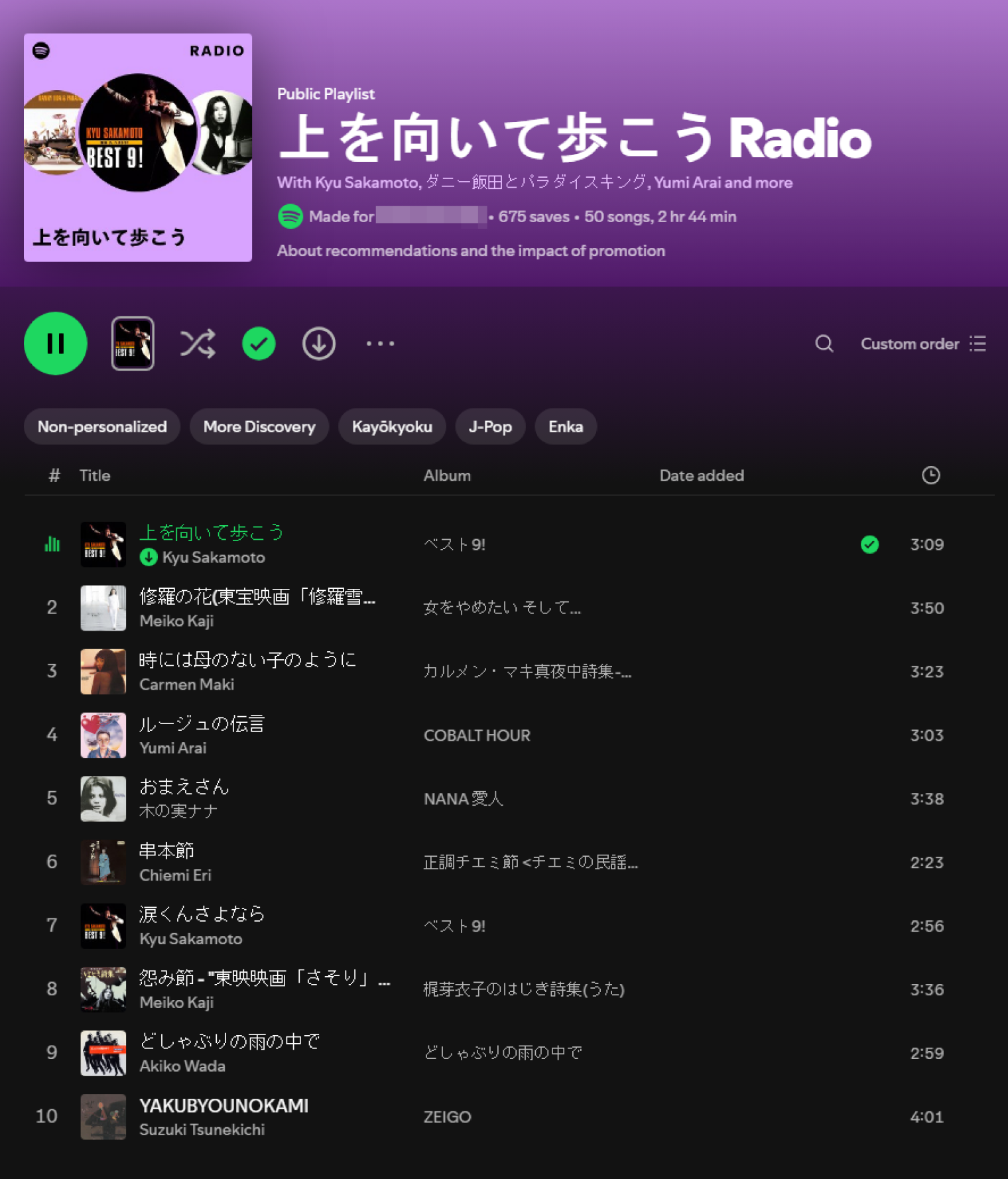 Сегодня радио по треку с японскими исполнителями