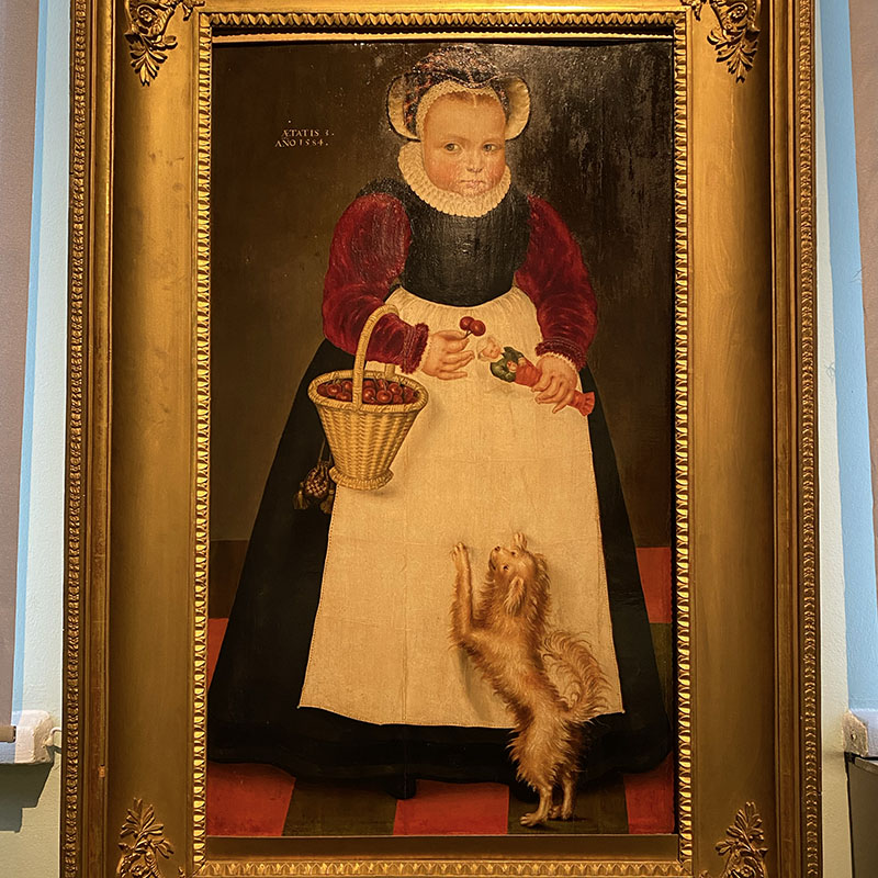 Эту картину — «Портрет девочки» — художник Изак Клас ван Сваненбюрг написал в 1584 году. Мне очень нравится такой стиль