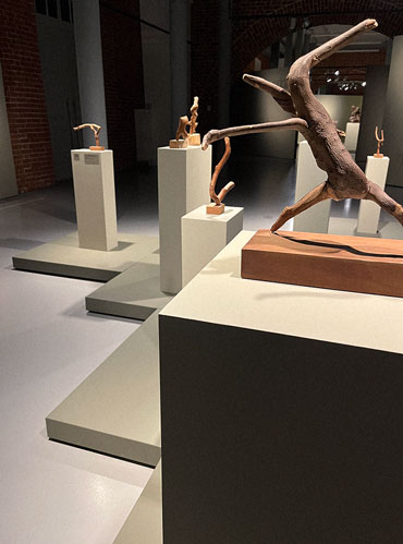 Выставка посвящена природным формам дерева как источнику вдохновения