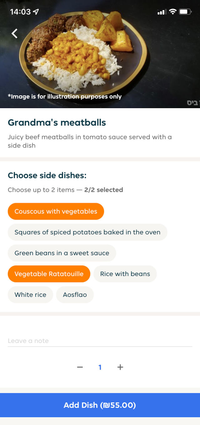 «Мамины котлетки» в томатном соусе с кускусом и овощами