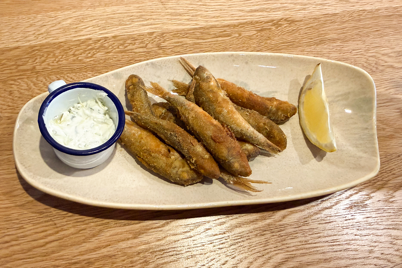 Заказали рыбу на двоих с К.