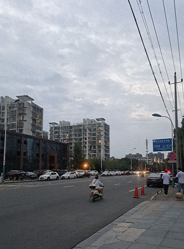 Улица рядом с домом в Чанчжоу