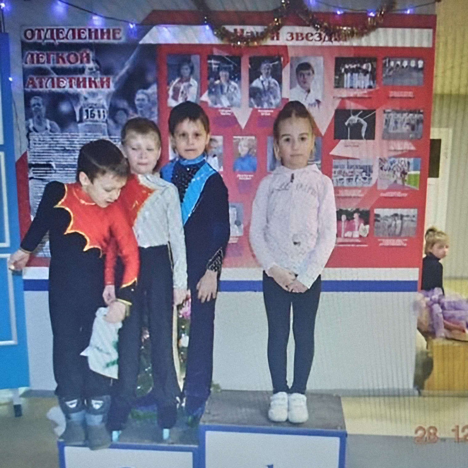 На одном из конкурсов, здесь мне шесть лет
