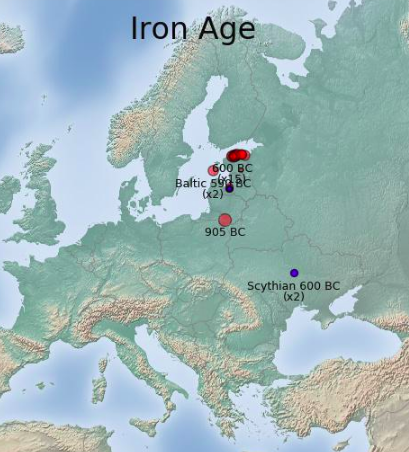 В этих областях жили мои предки — балты и скифы. Дело происходило в железном веке, это 905⁠—⁠590 годы до нашей эры