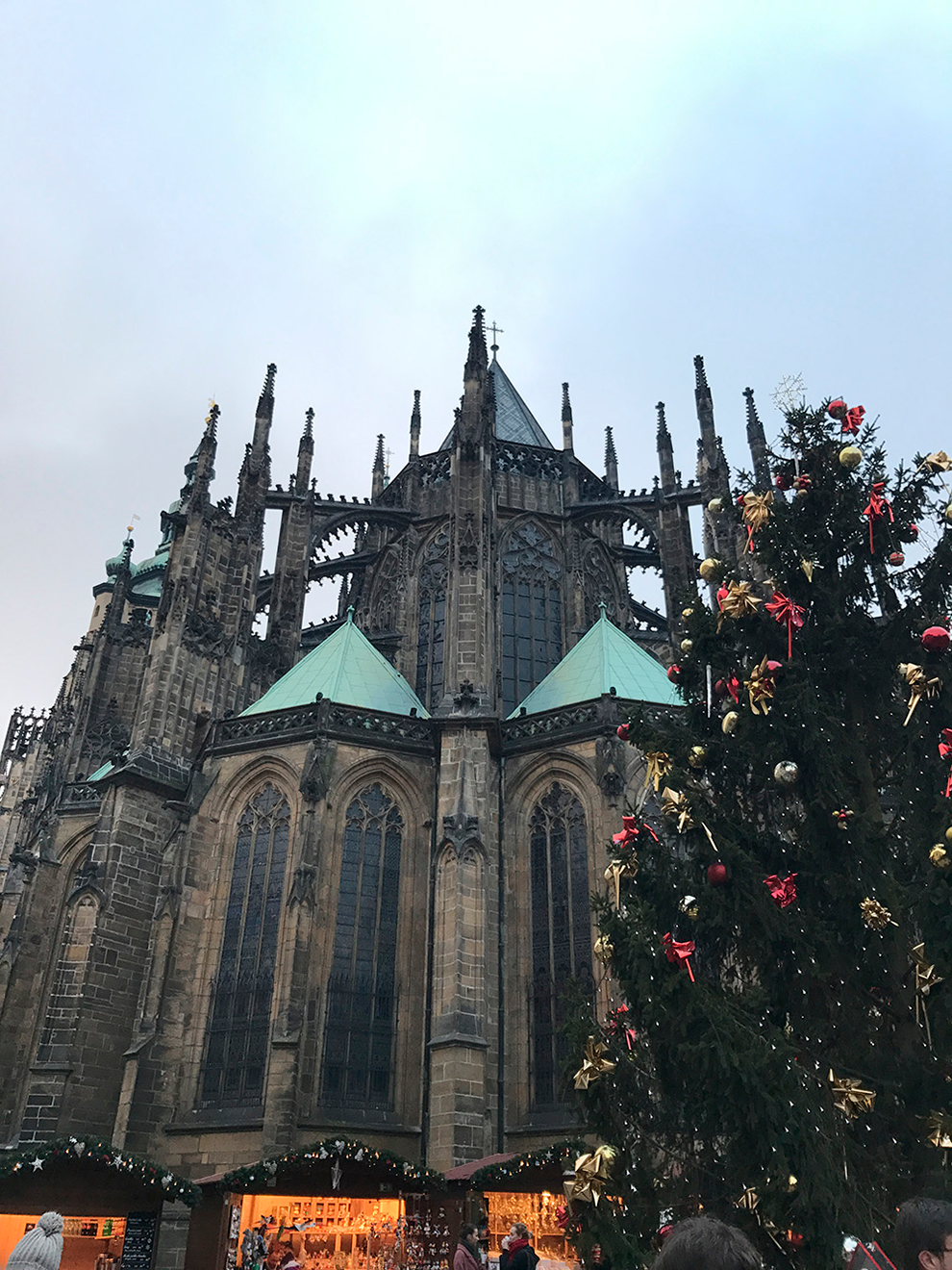 К новогодним праздникам около собора устанавливают украшенную елку. Источник: Анастасия Постникова