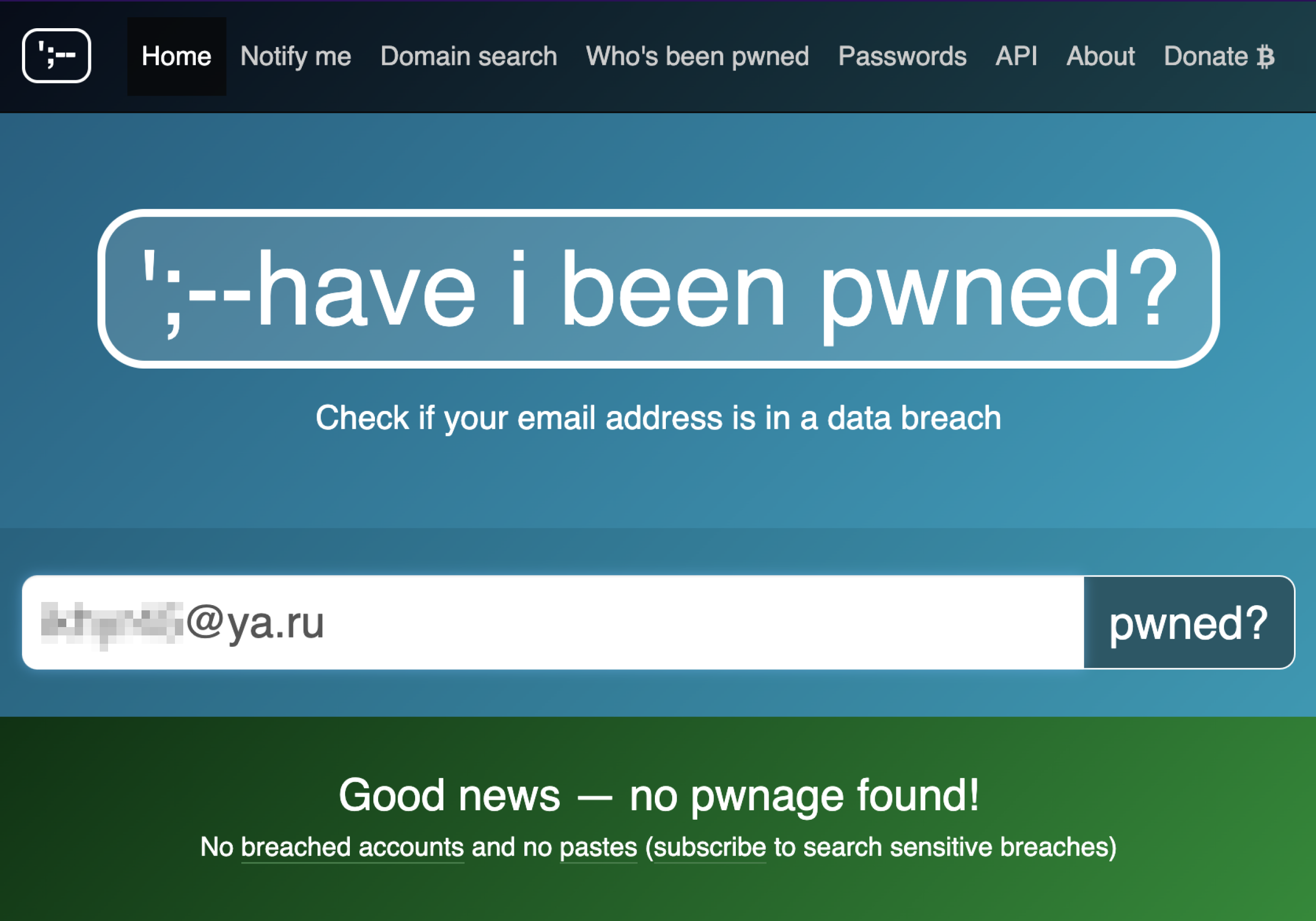 You can check your leaked email for free. Source: haveibeenpwned.com
