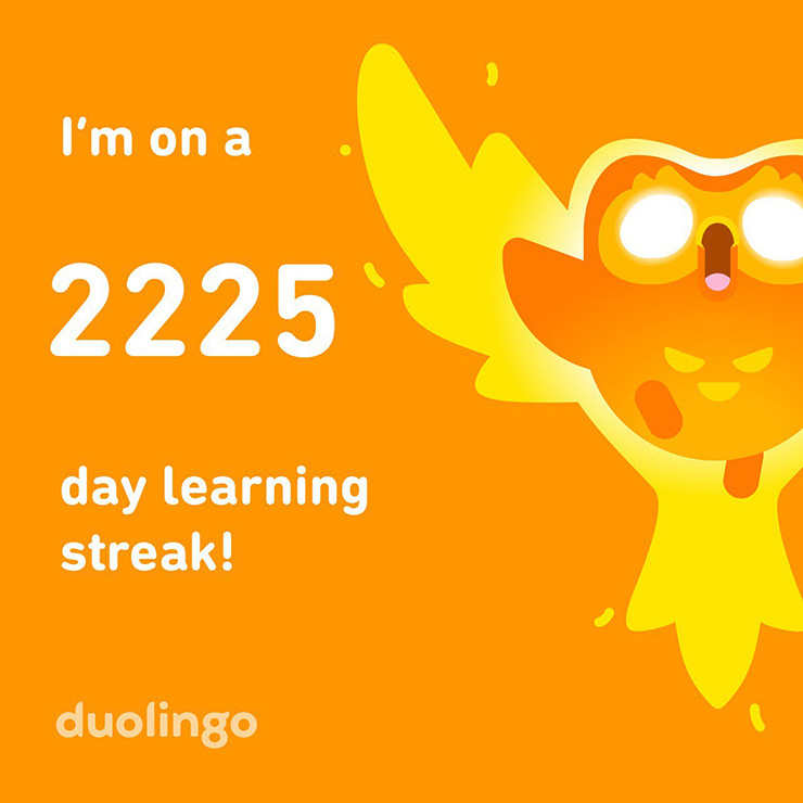 22 декабря 2025 года я получила уведомление, что занимаюсь 2 225 дней без перерыва. Ну и как тут остановиться?