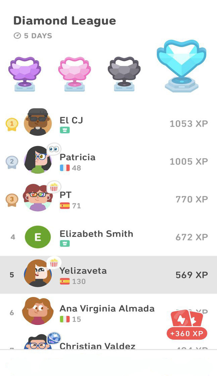 Я много времени провела в Обсидиановой лиге, потому что мне было лень бороться за место в Алмазном рейтинге. Но в какой-то момент я все же попала в него и остаюсь там, хотя занимаюсь не слишком активно