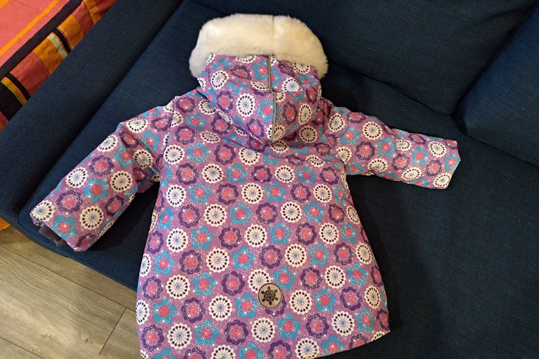 Куртка на синтепоне, которую свекровь сшила для племянницы
