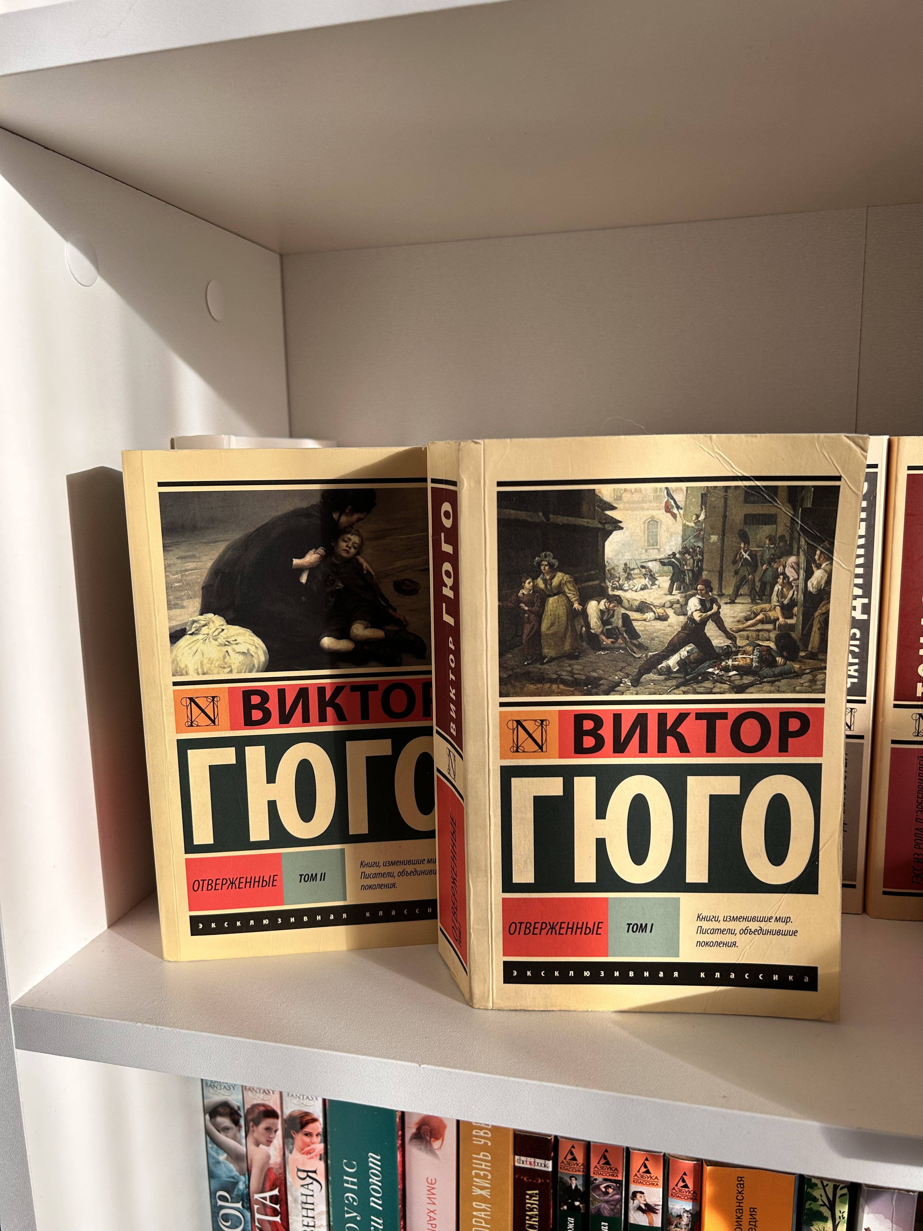 Два столпа на моей книжной полке.