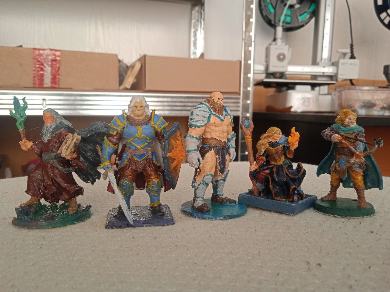 Раскрашенные модельки