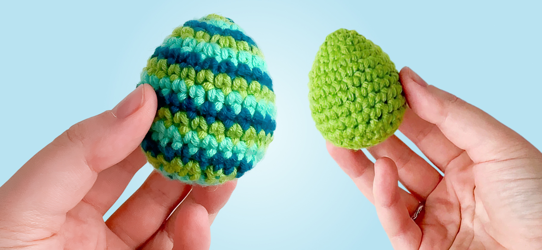 Как связать пасхальное яйцо крючком