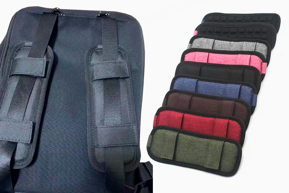 Такие наплечники добавят комфорта в путешествии. На «Алиэкспрессе» пара дополнительных лямок для рюкзака стоит около 600 ₽. Источник: aliexpress.ru