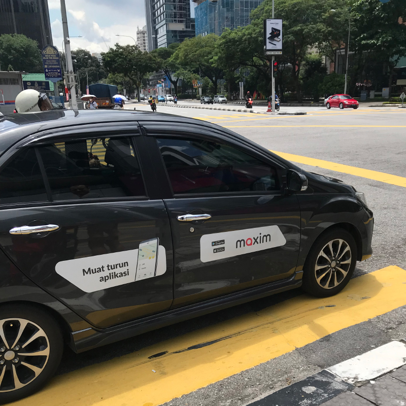 Такси Maxim в Куала-Лумпуре