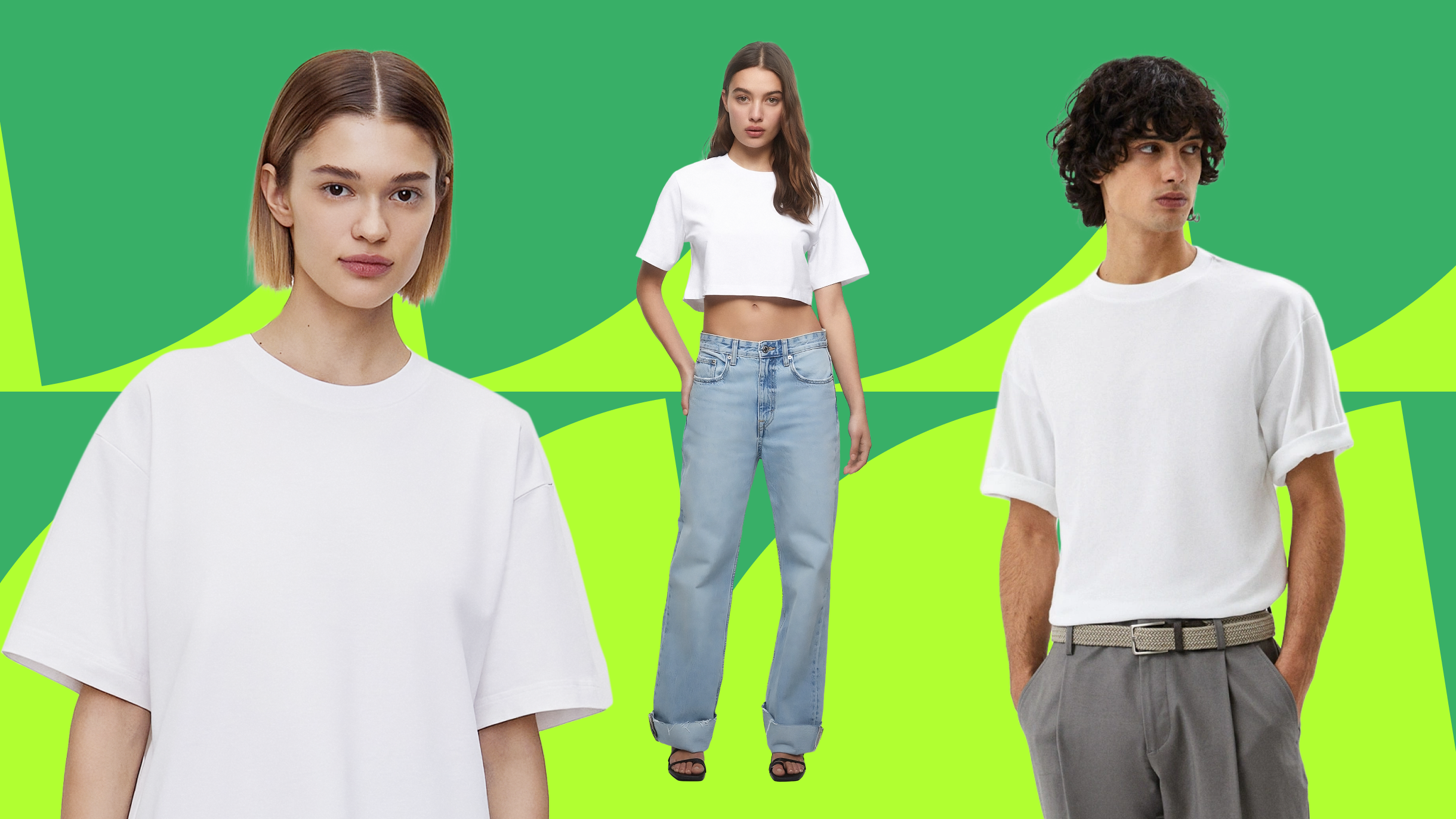 «Не растягивается и не желтеет»: где купить идеальную белую футболку на лето