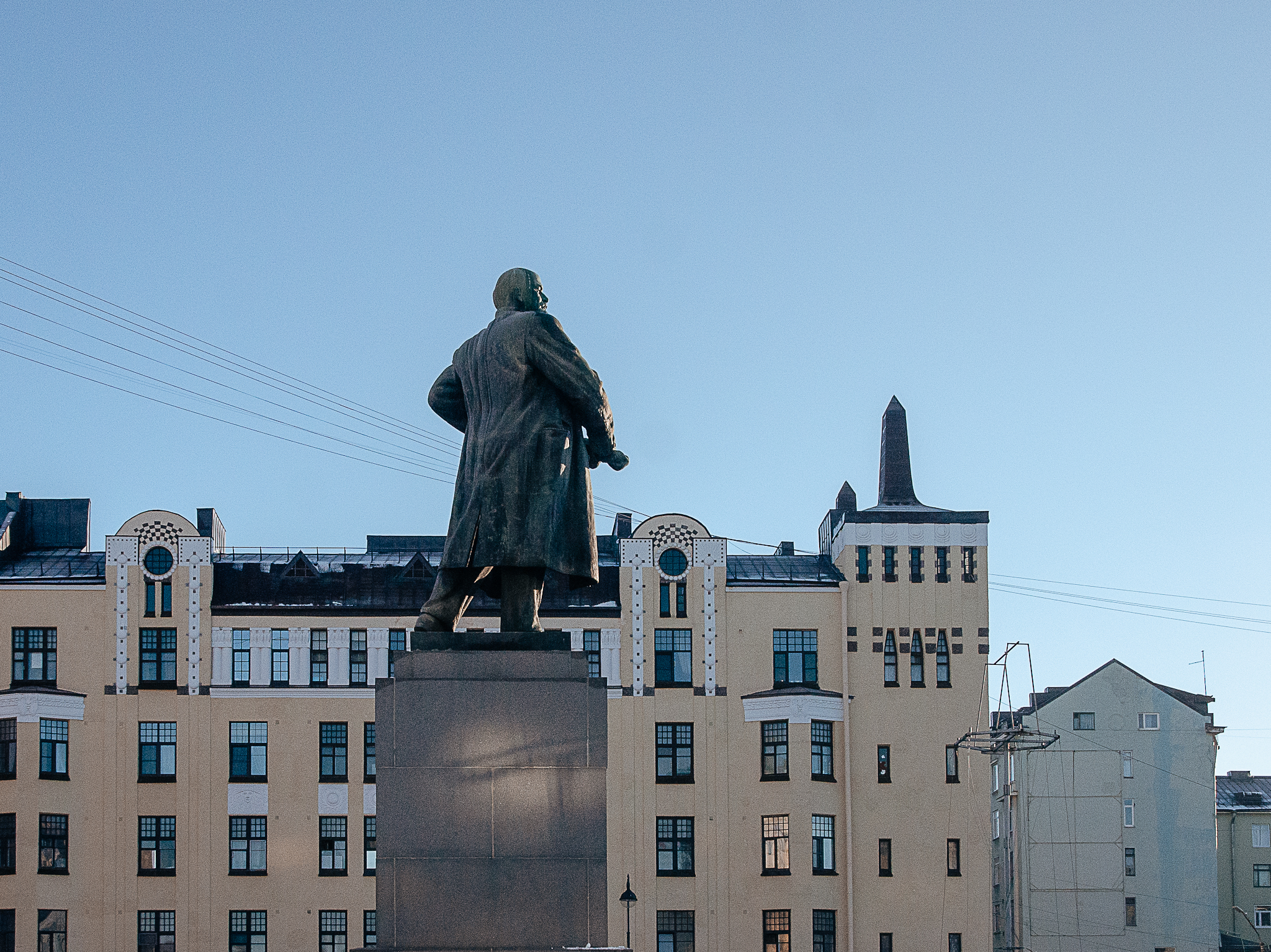 Ленин на фоне югендстиля. Год: 1957