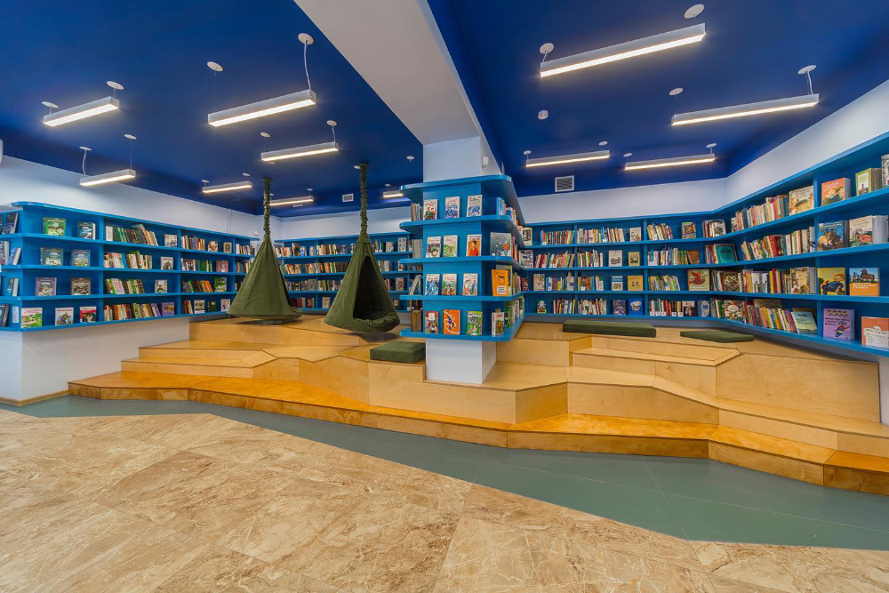 «Зеленый» дизайн современной библиотеки