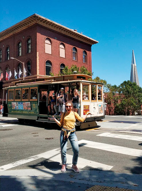 Канатный трамвай — одна из достопримечательностей Сан-Франциско