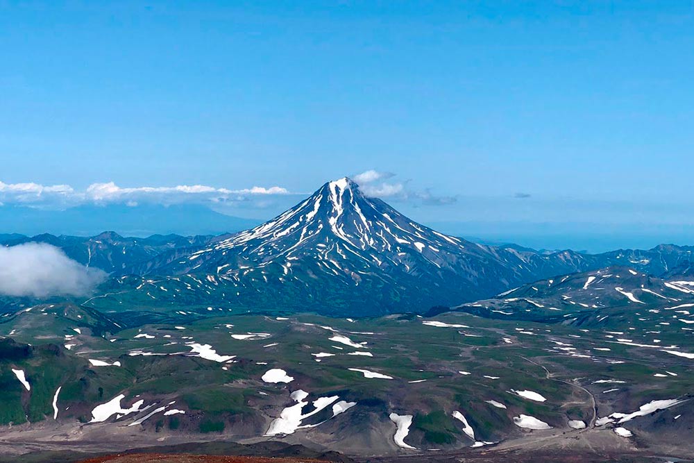 Вид на Вилючинский вулкан с Горелого