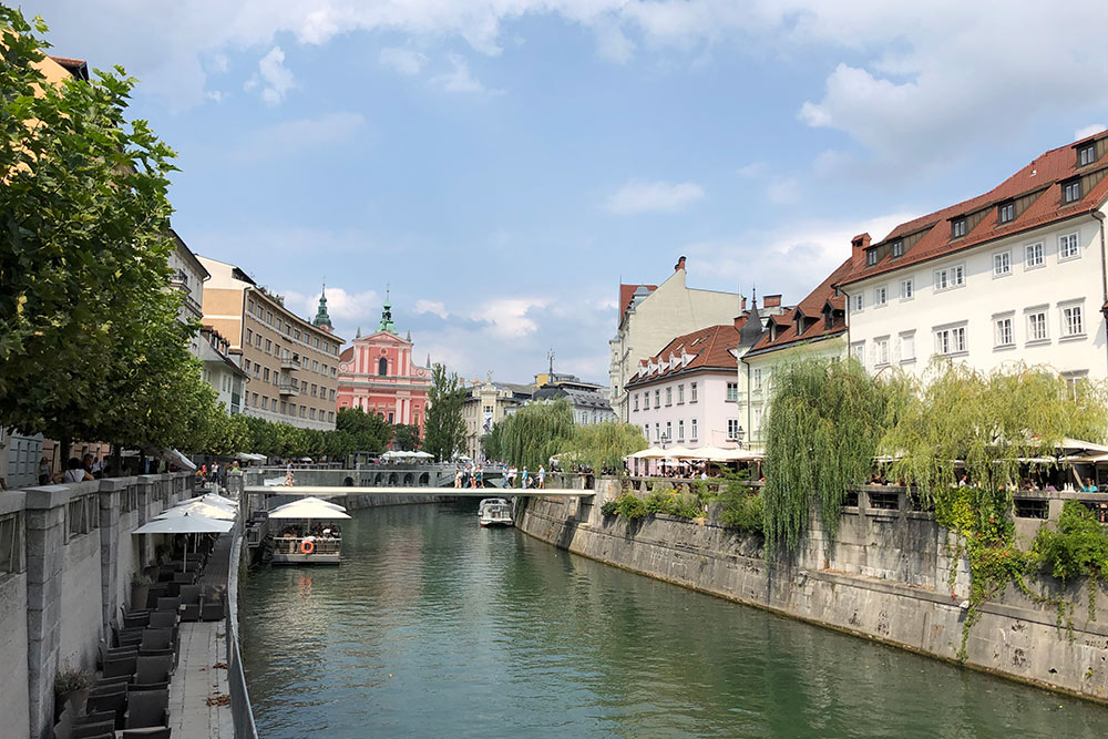 Любляну называют самой зеленой и дождливой столицей Европы