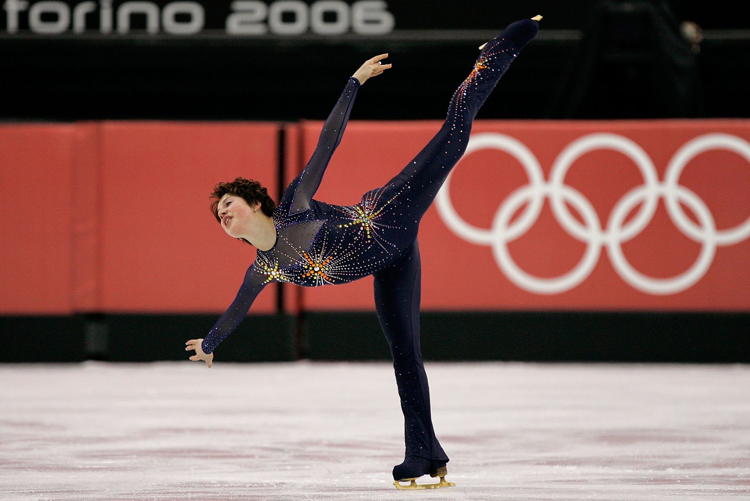 Ирина Слуцкая на Олимпиаде 2006 года. Фотография: Brian Bahr / Getty Images