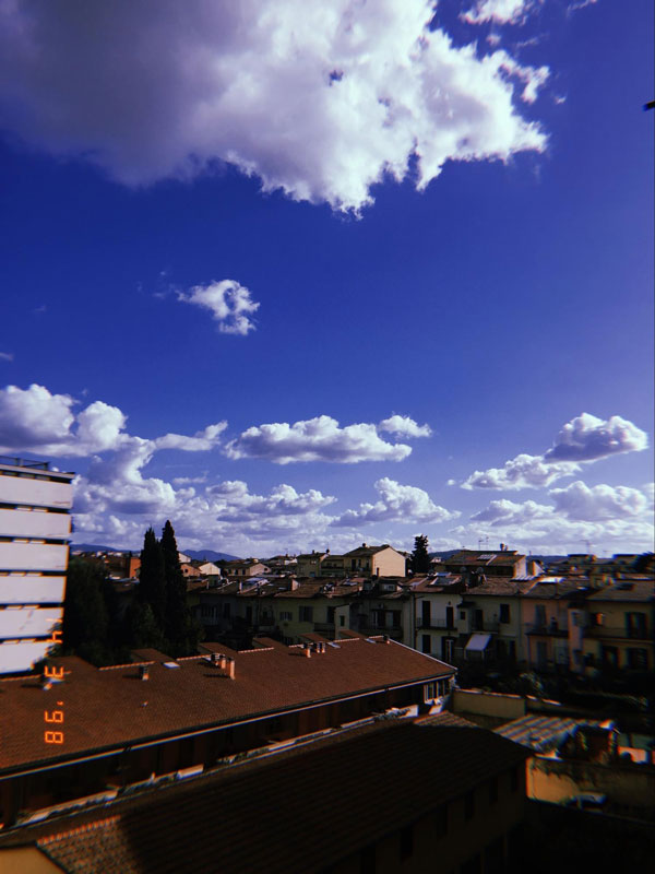 Вид на Флоренцию с балкона моей квартиры