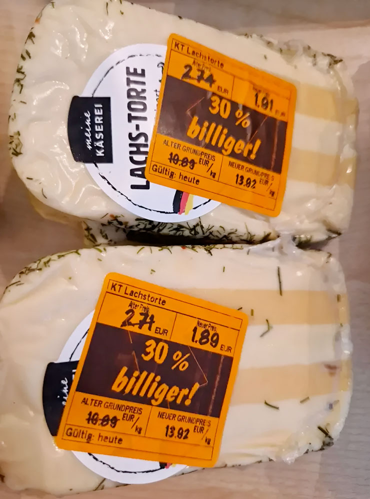Lachstorte — сыр со вкусом семги и укропа