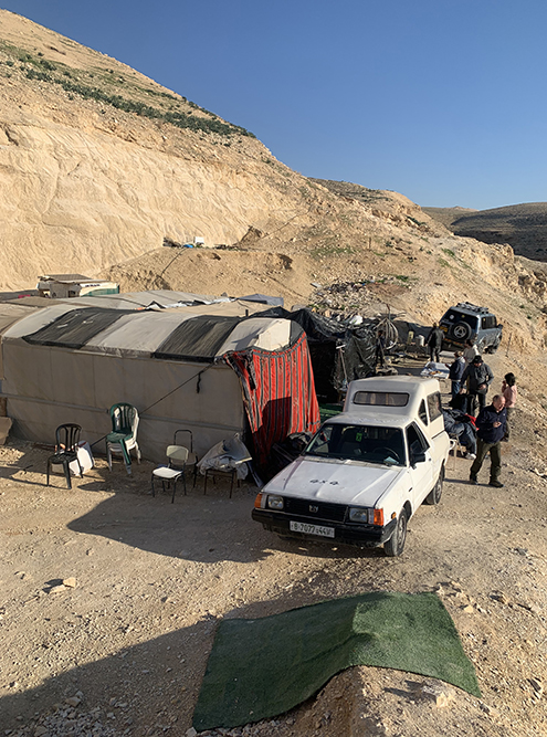 Лагерь бедуинов, в котором мы провели одну из ночей