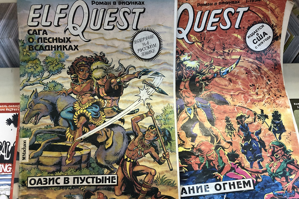 Комикс ElfQuest, изданный «Махаоном» в 1994, уже нигде не купить. В «Библиотеке комиксов» мне удалось его полистать, но взять домой не разрешили