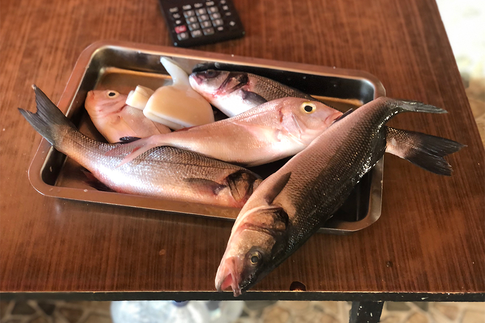 Рыба вместо меню