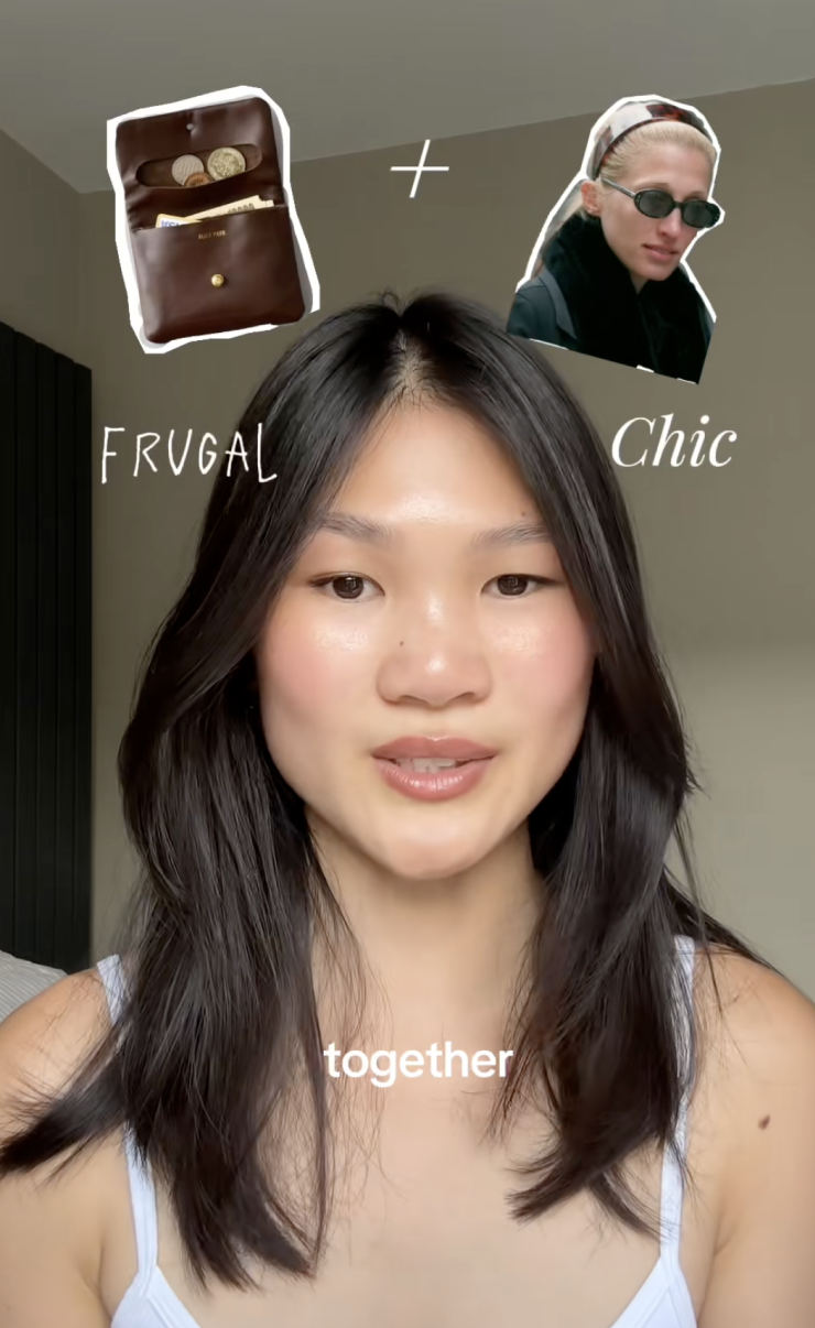 Миа МакГрат, запустившая тренд на бережливый шик, сняла о нем уже больше десятка видео, а также запустила собственную рассылку. Девушка признается, что вместе с популярностью вырос и ее доход. © tiktok.com