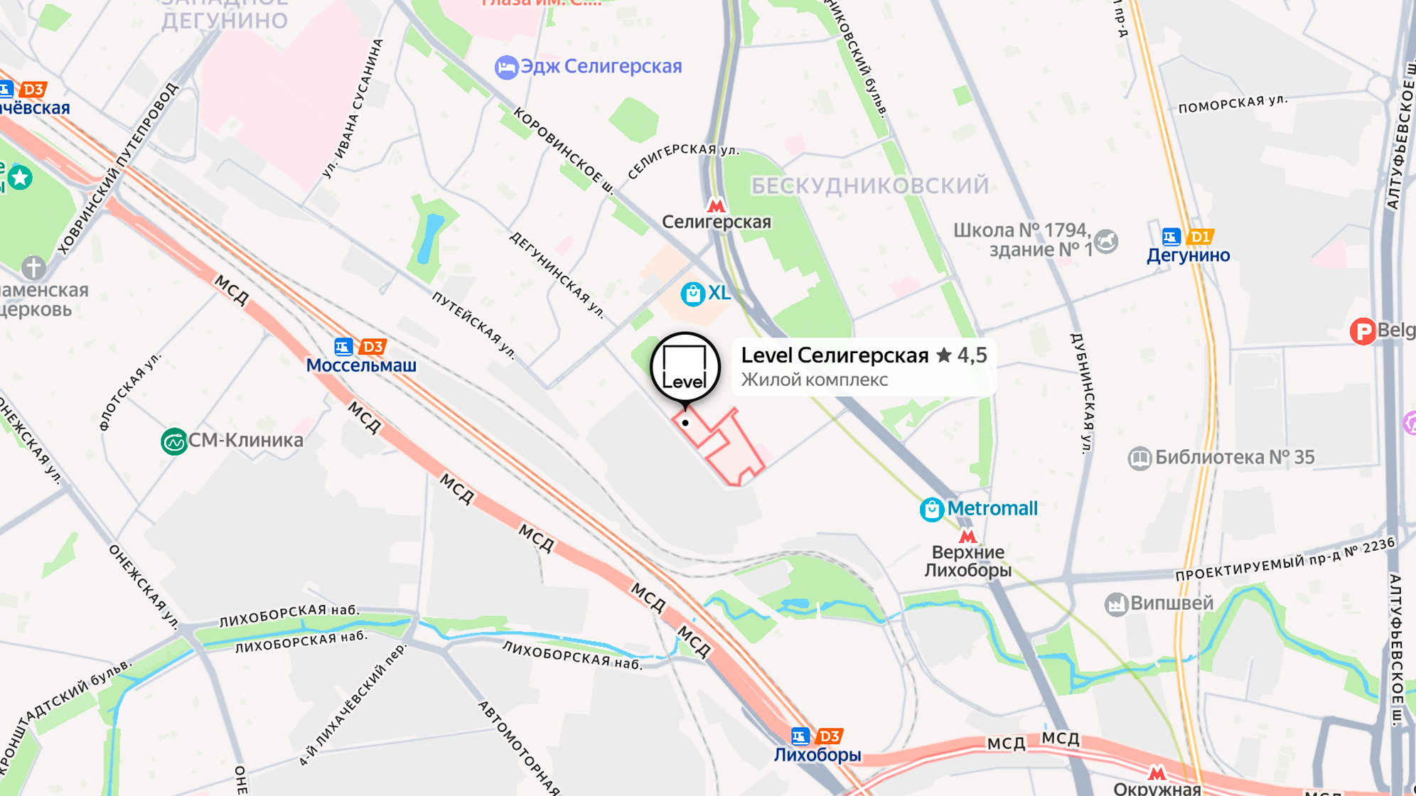 Источник: «Яндекс Карты»