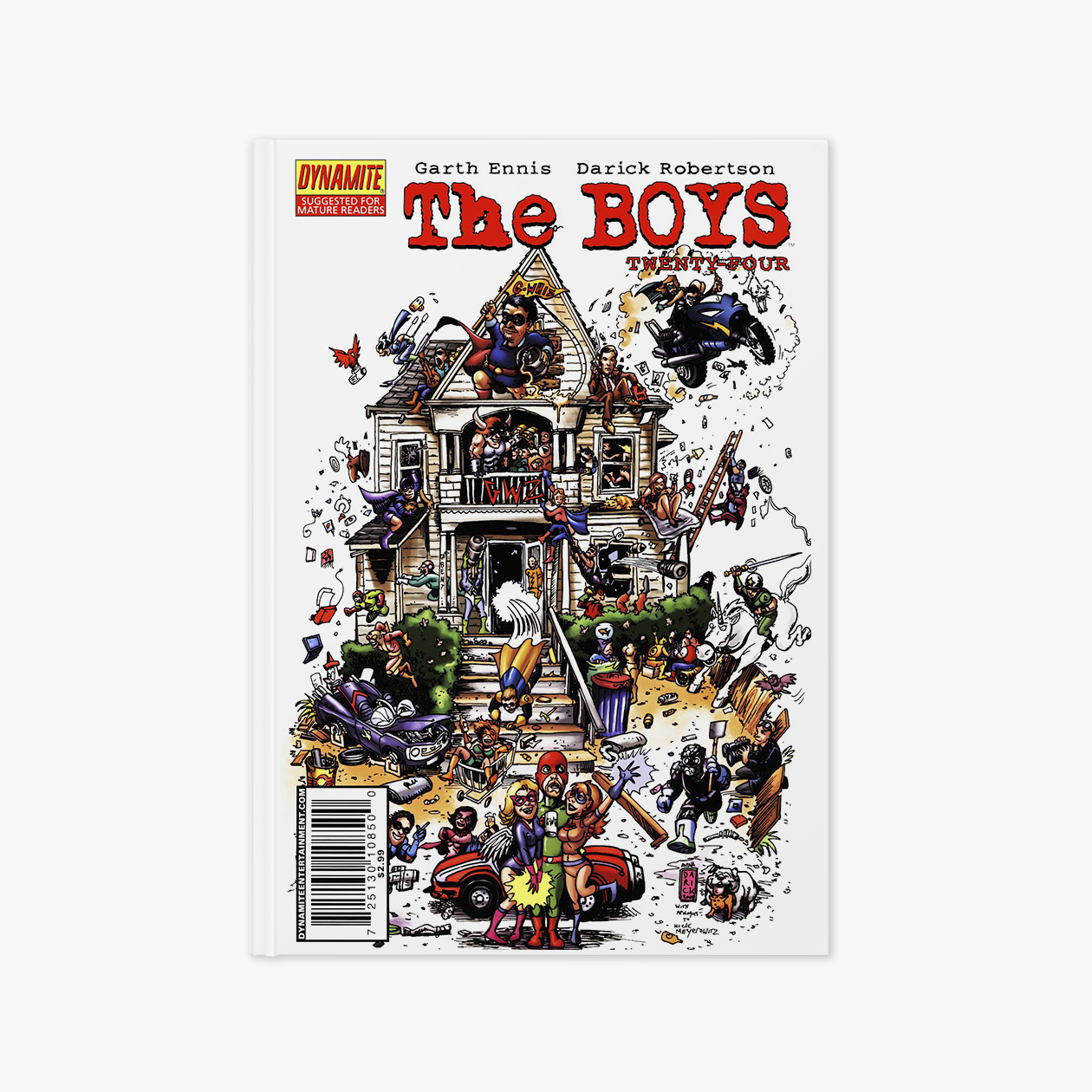 Обложка выпуска пародирует постер классического подросткового фильма «Зверинец» 1978 года. Источник: DC Comics
