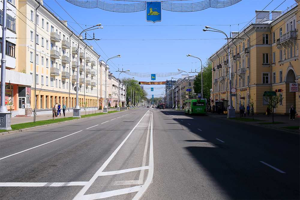 Вид на проспект Ленина