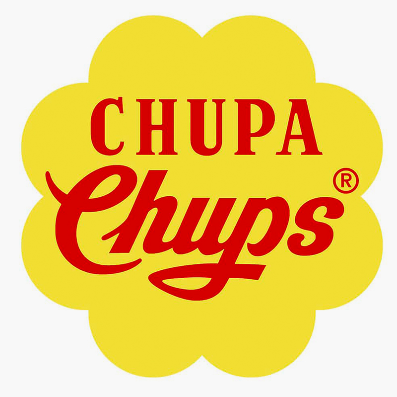 Логотип для «Чупа⁠-⁠чупса» нарисовал Сальвадор Дали в 1969 году. Он придумал вставить написание в силуэт цветка и использовать цвета испанского флага