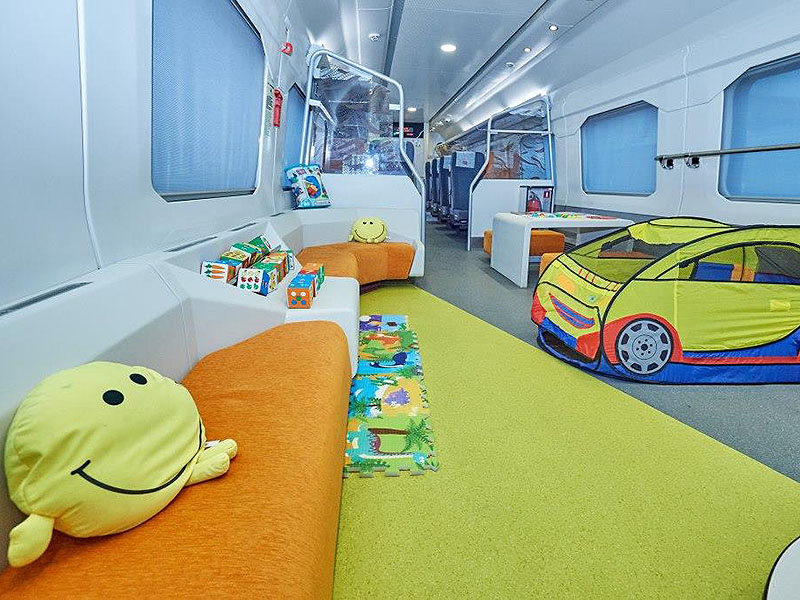 Детская игровая зона занимает не весь вагон. Источник: rzd.ru