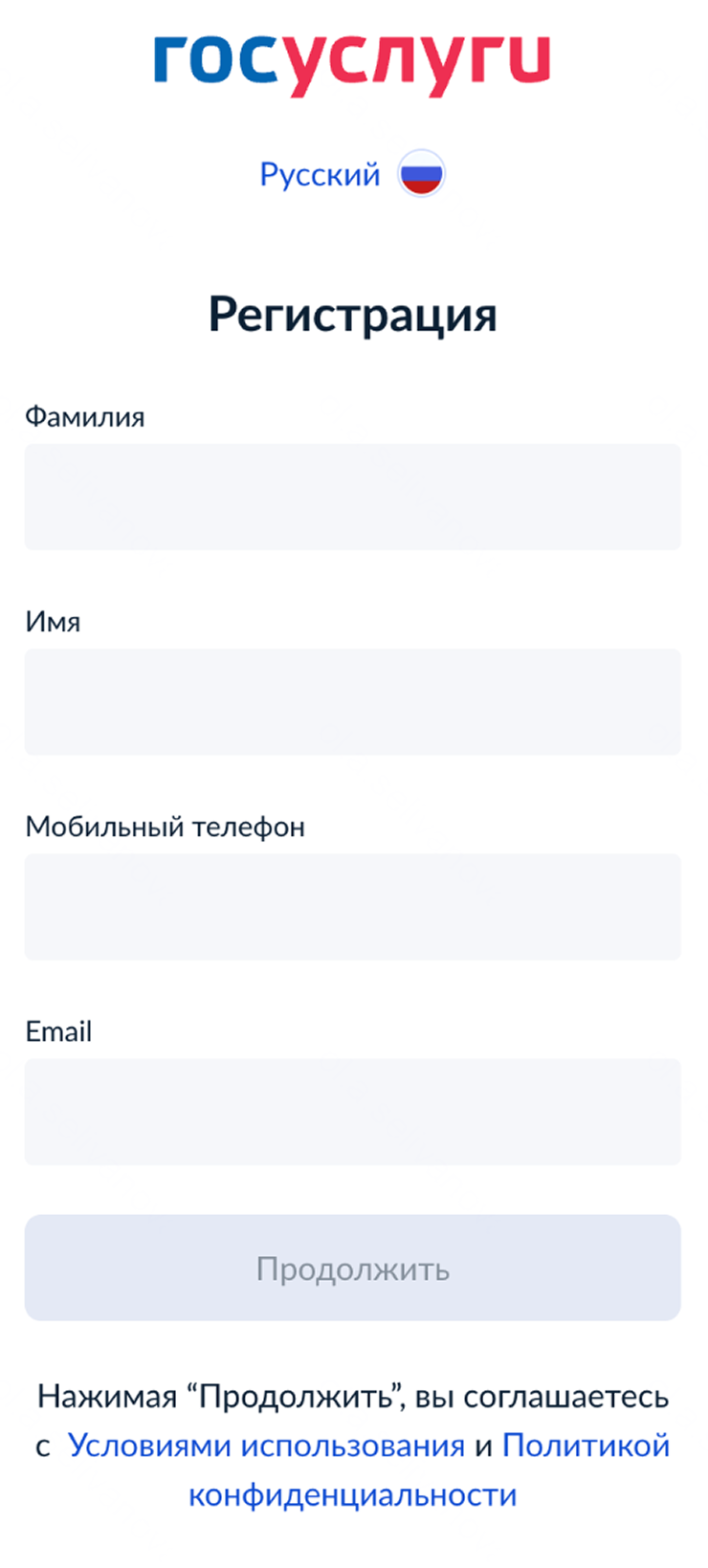 Чтобы получить упрощенную учетную запись, достаточно при регистрации указать ФИО, номер телефона и почту