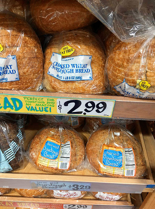 Хлеб в США дорогой — 2,99 $ за 680 г