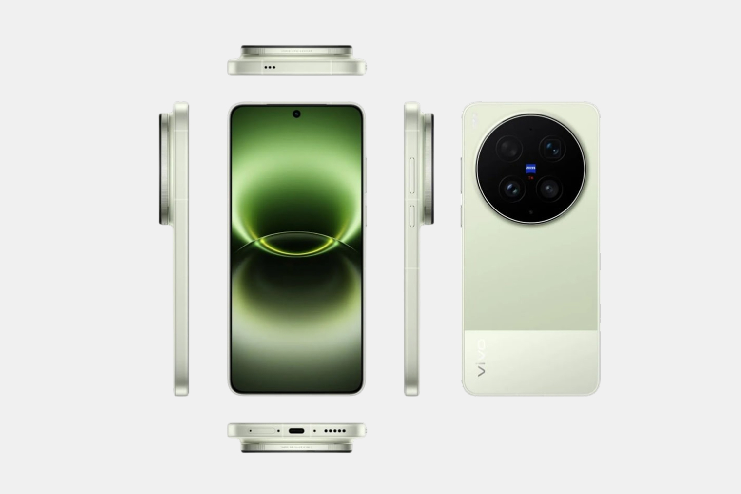 Vivo X300 Ultra в зеленом и серебристом цвете весит 237 г, ширина — 8,49 мм. Модель в черном цвете — 232 г и 8,49 мм