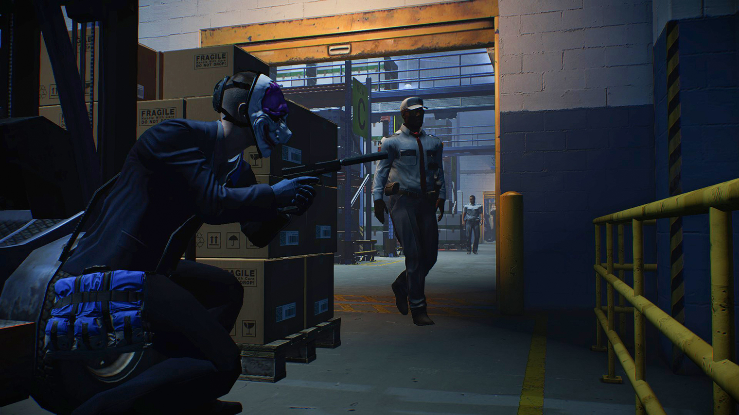 Стиль Payday явно навеян сценами ограблений из «Темного рыцаря» и «Схватки» Майкла Манна. © Starbreeze Publishing AB